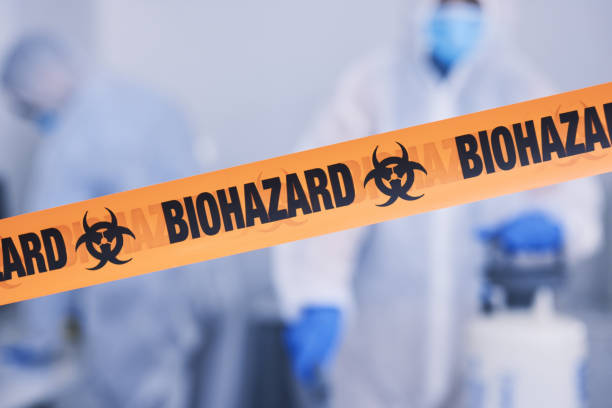 Professional Biohazard Cleanup technician working in Loomis, CA